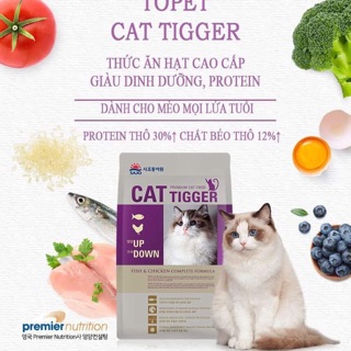 Thức ăn cho mèo cats TIGGER 10 kg. Hàn quốc