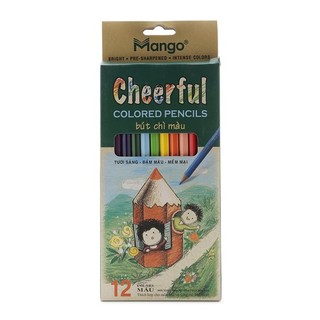 Bút chì 12 màu Cheerful Colored Pencils - MGVN 06