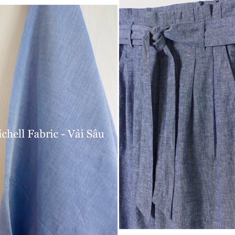 Vải xô Cotton 2 da cao cấp hàng xuất.