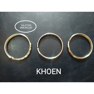 Khoen tròn móc khóa 2 vòng