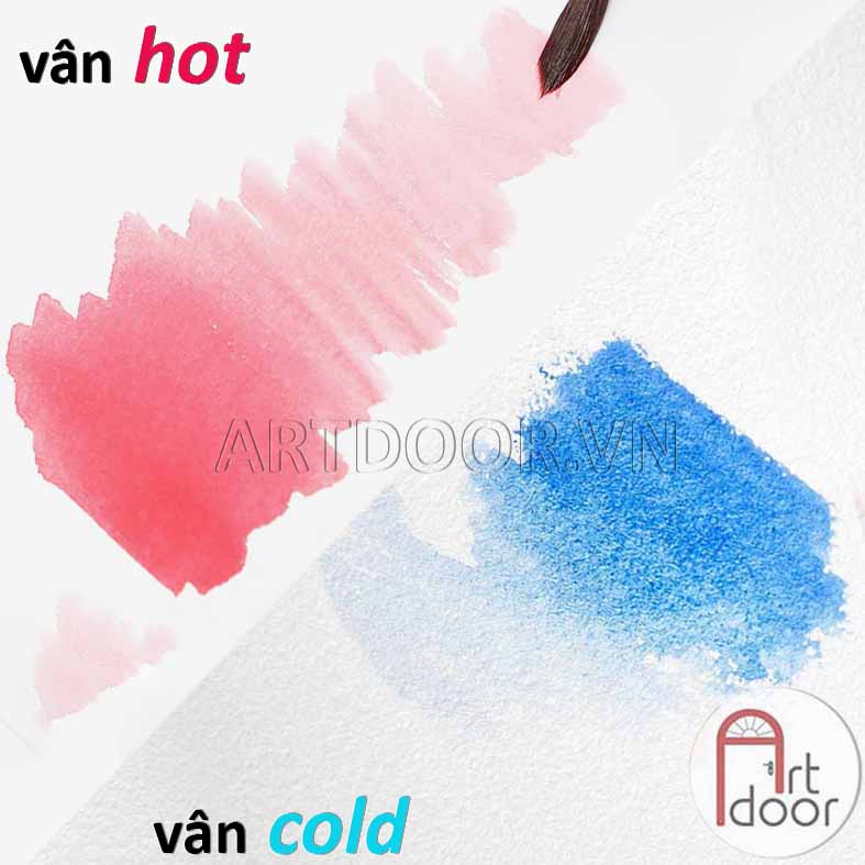 [ARTDOOR] Giấy vẽ màu nước PAUL RUBENS 50% Cotton dày 300gsm (vân nổi Cold)