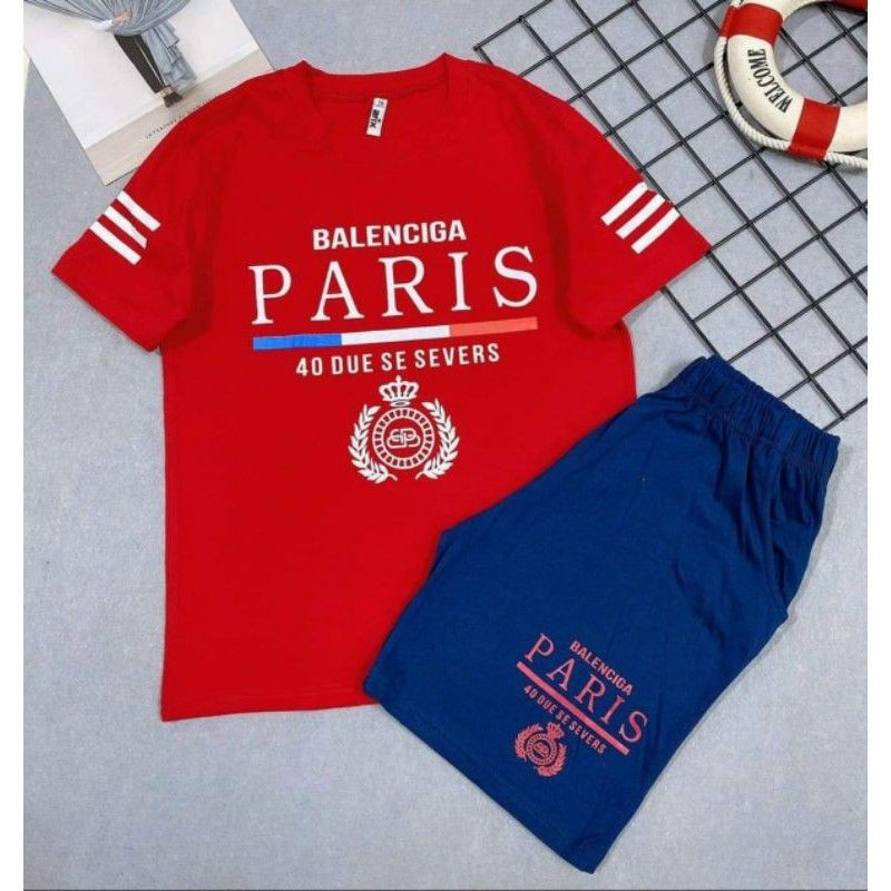 Bộ cộc tay cotton bé trai size đại cồ-