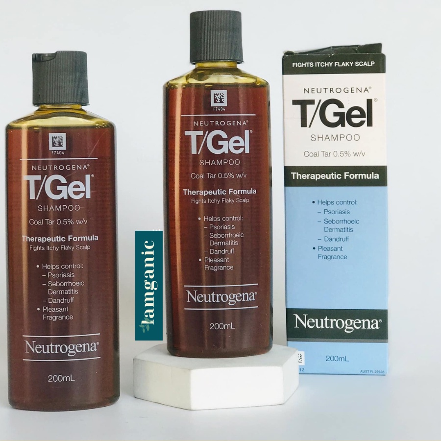 Dầu gội giảm gàu, vảy nến Neutrogena Tgel Shampoo Therapeutic Formula 200ml - Úc T/gel Shampoo