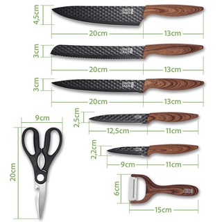 Bộ Dao Nhà Bếp 7 Món Lebenlang Lbk2395-lbk2397 Thương Hiệu Đức Cao Cấp - Siêu Thị Minh Ngọc