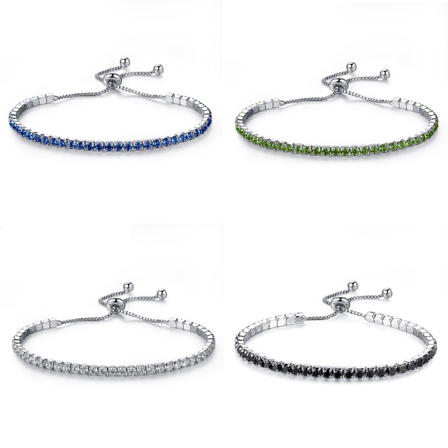 Vòng Tay Pandora Mạ Bạc 925 Đính Đá Zirconia Thời Trang Cho Nữ