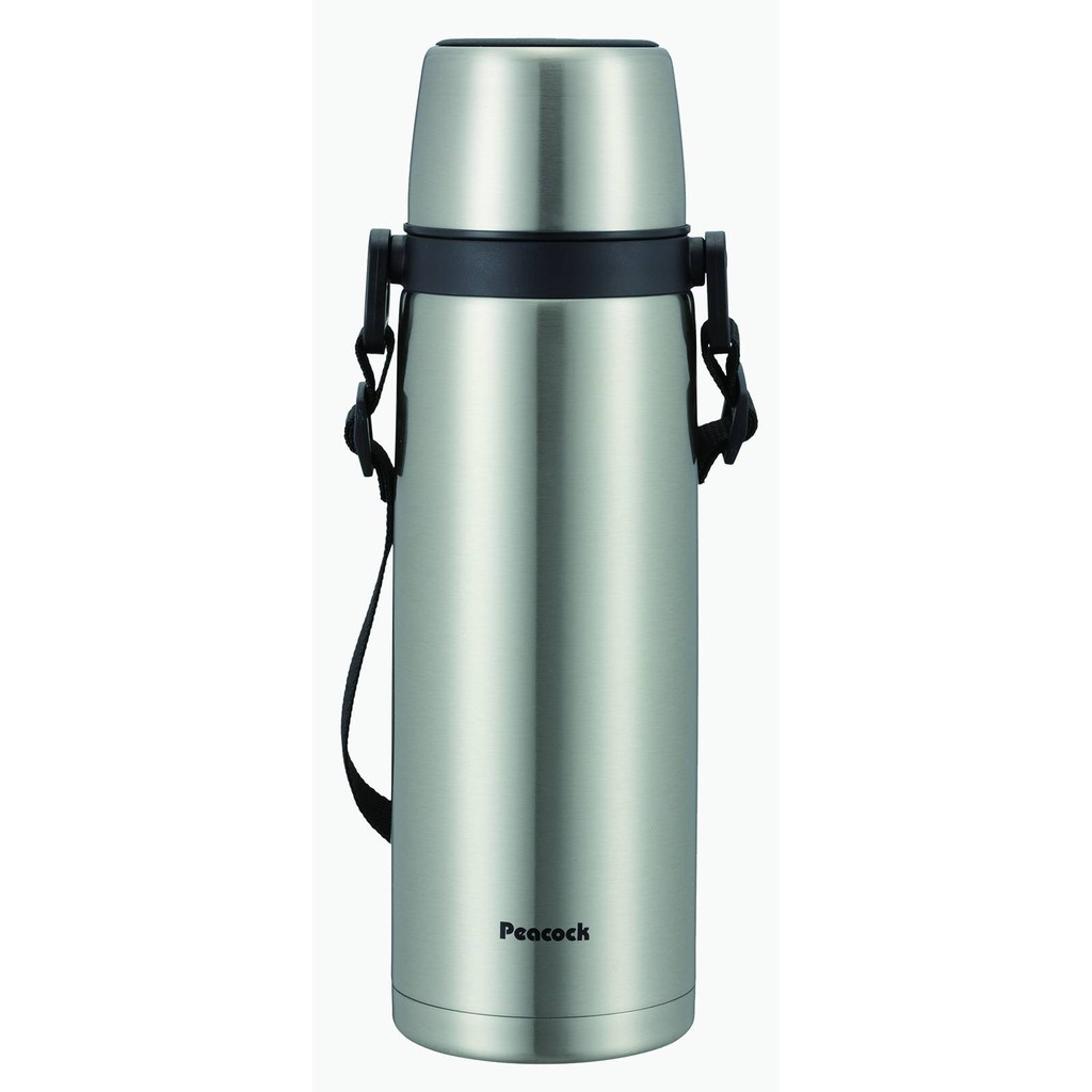 Bình Giữ Nhiệt Có Dây Đeo Peacock ASJ-100 , Nhập Khẩu Từ Nhật