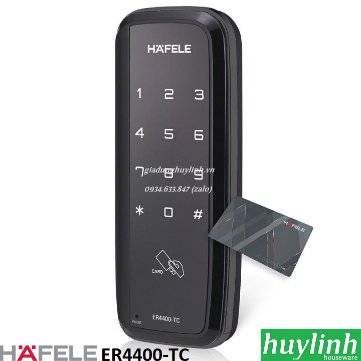 Khóa điện tử cửa kính Hafele ER4400-TC - 912.05.700 - Hàn Quốc