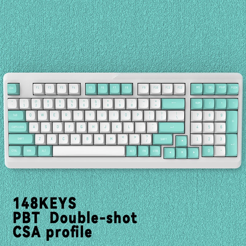 New arrivals PBT keycaps csa profile Double Shot  149keys mechanical keyboard keycap 61 68 84 87 980 100 104 108
