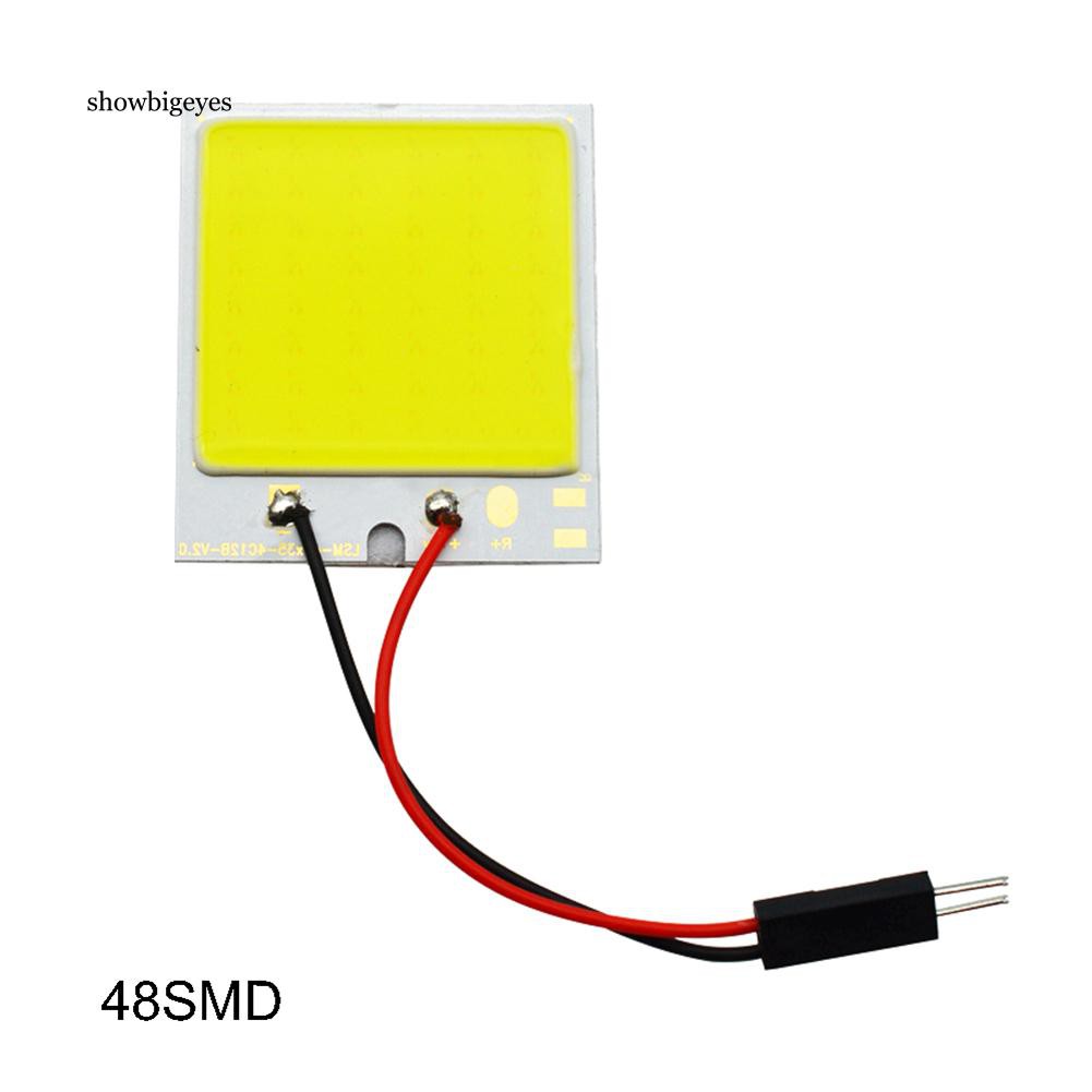 Bảng đèn LED sgee T10 12V COB 24 / 36 / 48 SMD gắn trần xe hơi chuyên dụng