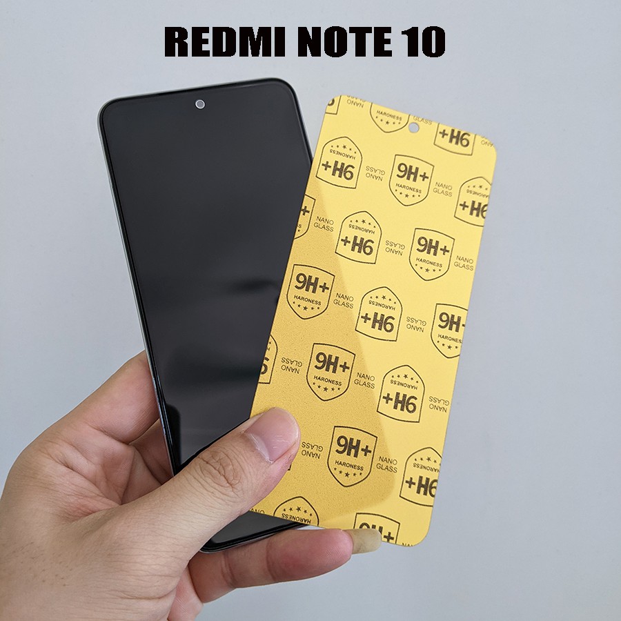 Dán cường lực Nano Xiaomi Redmi Note 10 (không mẻ viền)