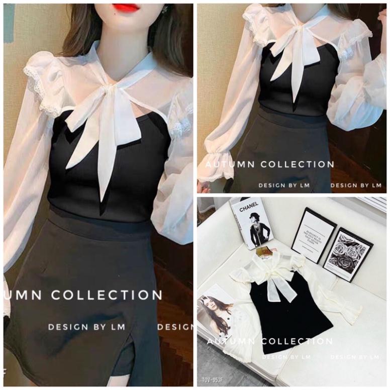 🥰🥰ÁO UMI PHỐI TƠ ÓNG NƠ CỔ SẴN HÀNG _V3TSHOP