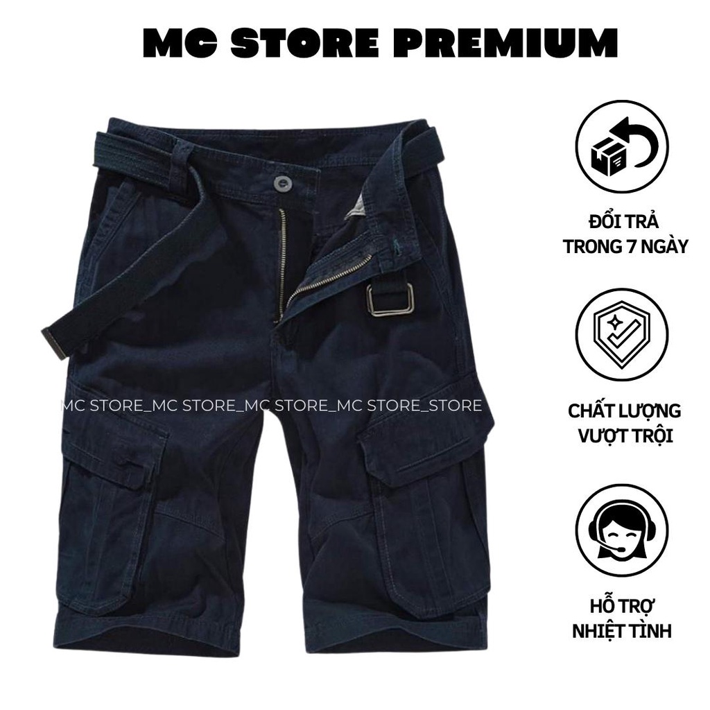 Quần Short Túi Nắp Hộp Nam Cao Cấp vnxk Full Size 100kg Nhiều Màu MC STORE