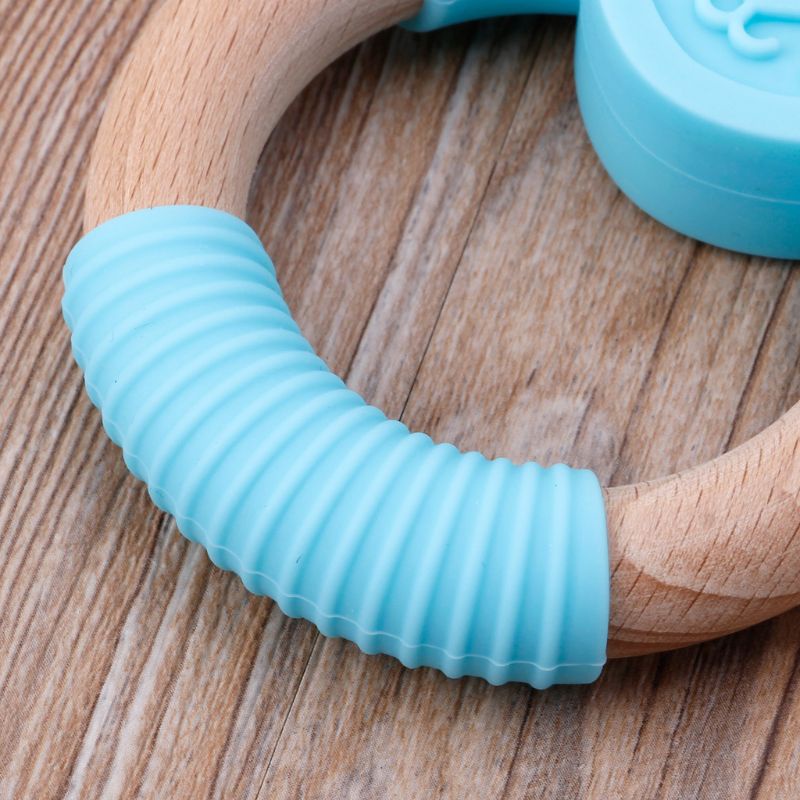 Đồ Chơi Ngậm Nướu Bằng Silicone Không Chứa BPA Dành Cho Bé