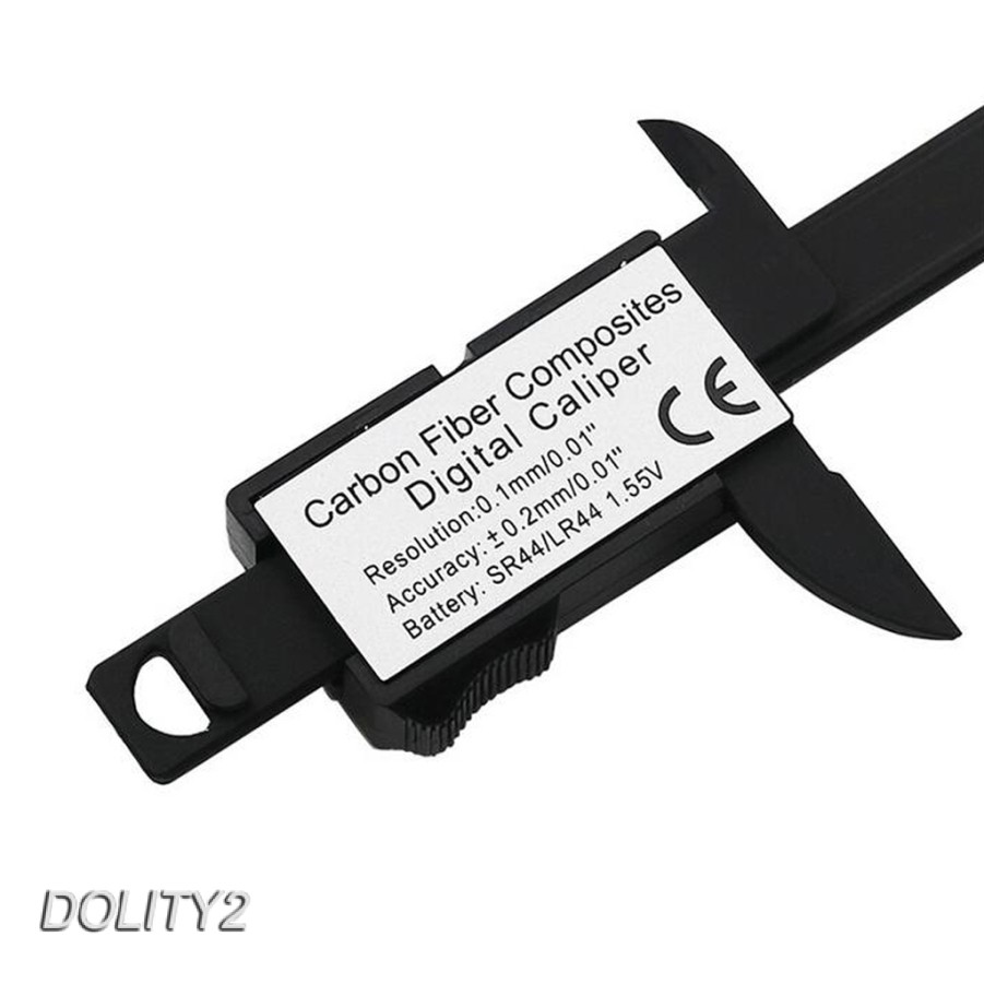 Thước Cặp Điện Tử Mini 4 inch Bằng Sợi Carbon mm / inch Dolity2