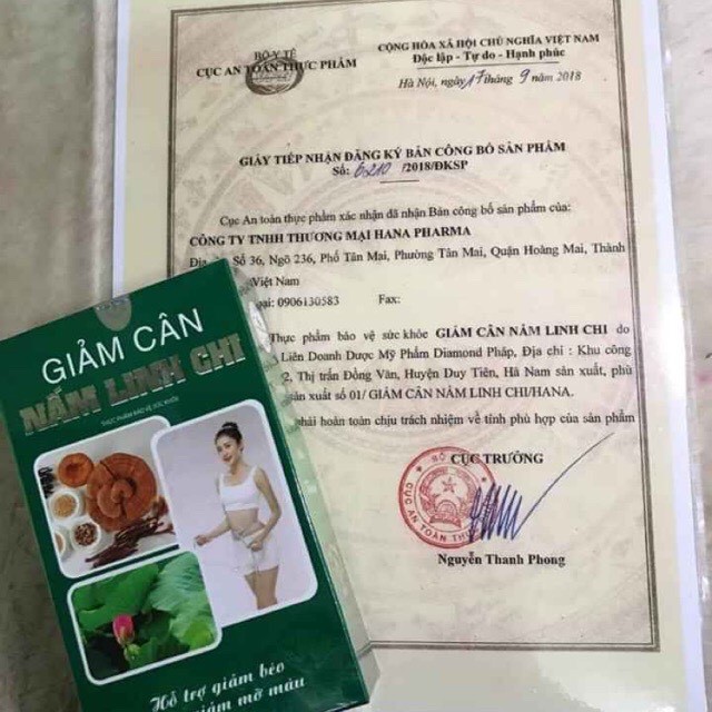 Giảm Cân Nấm Linh Chi