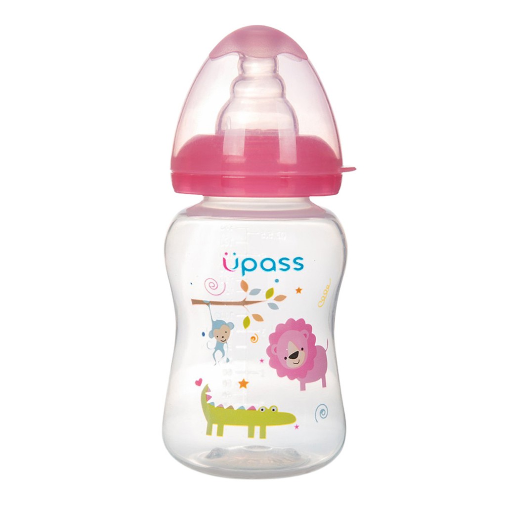 Bình Sữa Cổ Thường 170ml /170ml  (màu hồng,màu xanh)