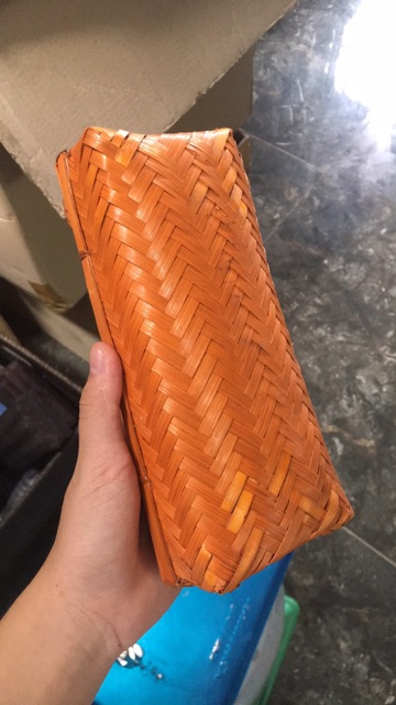 Hộp mây tre đan Cn nhỏ 20x9x4,5