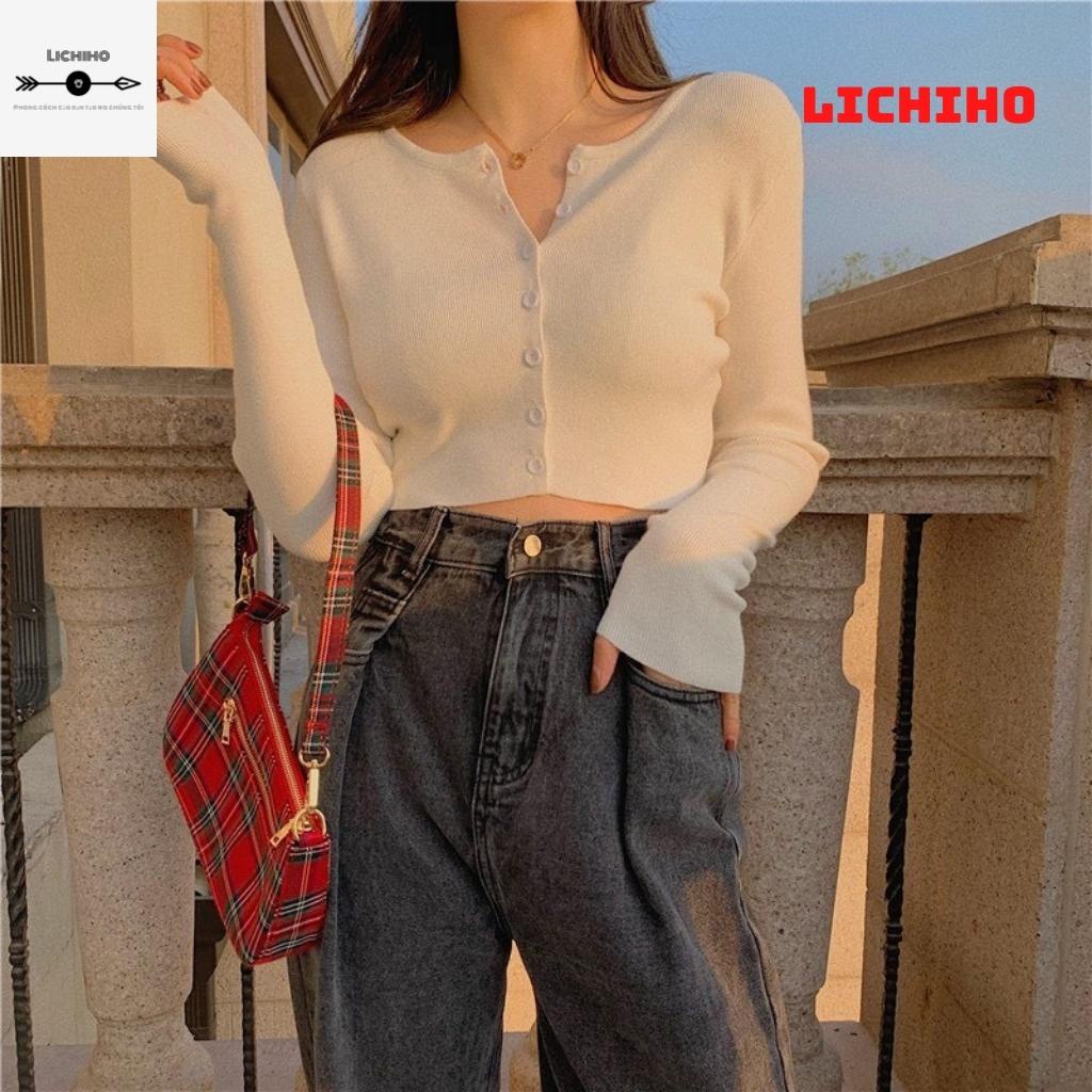 Áo croptop tay dài YAN CT08 LICHIHO áo thun nữ chất lượng quyển rủ | BigBuy360 - bigbuy360.vn