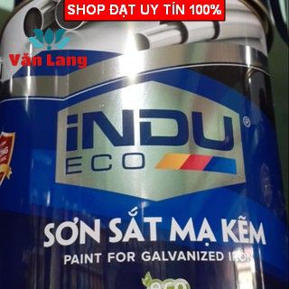 Sơn sắt mạ kẽm INDU hộp 2,5 Kg Bảo hành không bong tróc - Hàng chính hãng