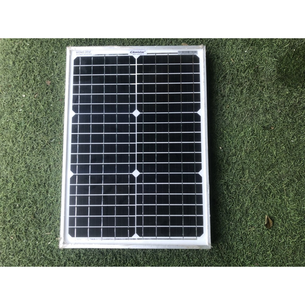 Tấm pin năng lượng mặt trời MONO 20W HIỆU SUẤT CAO