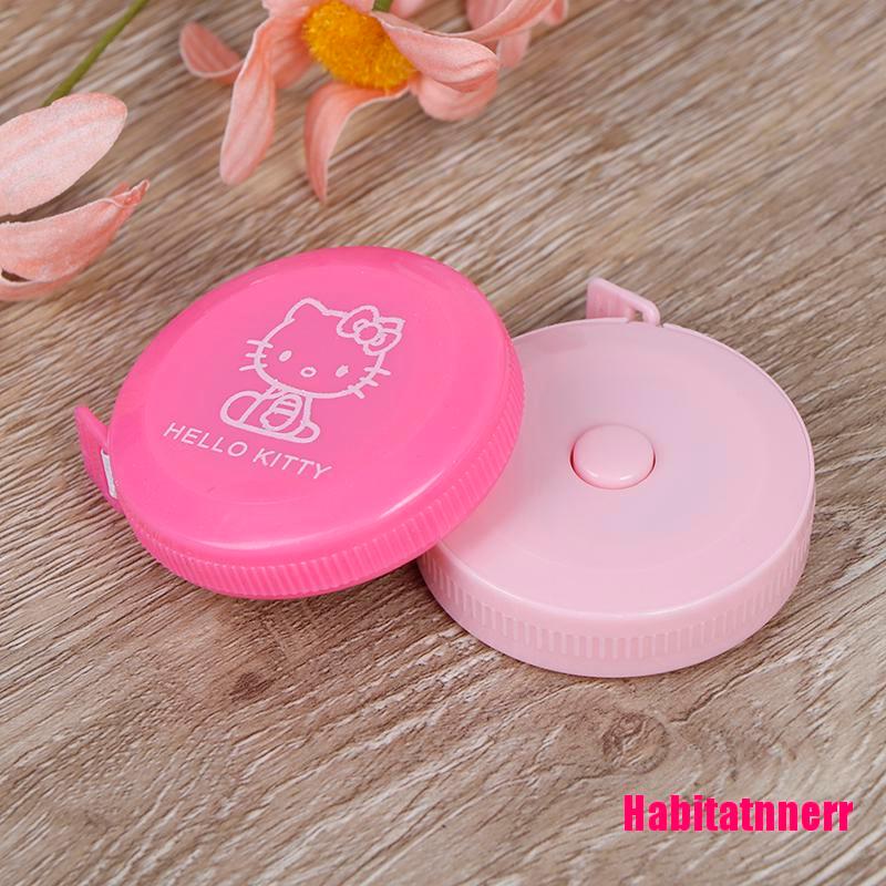 Thước Dây Hình Mèo Hello Kitty Dễ Thương Có Thể Thu Gọn Tiện Dụng Cho Gia Đình