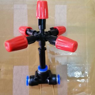 Combo 5 bộ béc phun sương 5 hướng xài ống 8mm