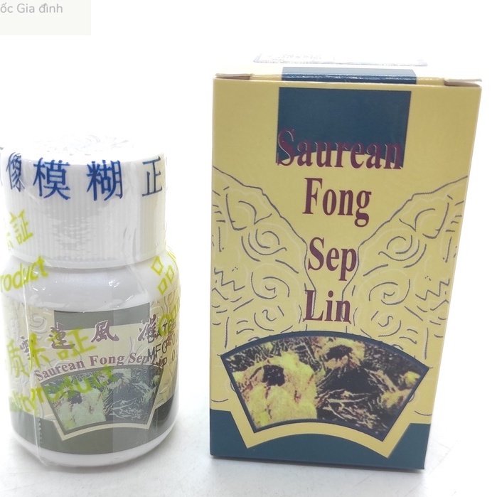 Tuyết Liên Phong Thấp Linh Saurean Fong Sep Lin - Tăng Cường Sinh Lực - Lọ 30 viên