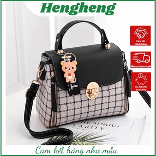 Túi đeo chéo Hàn quốc cao cấp, Túi xách mini da PU 20cm siêu xinh