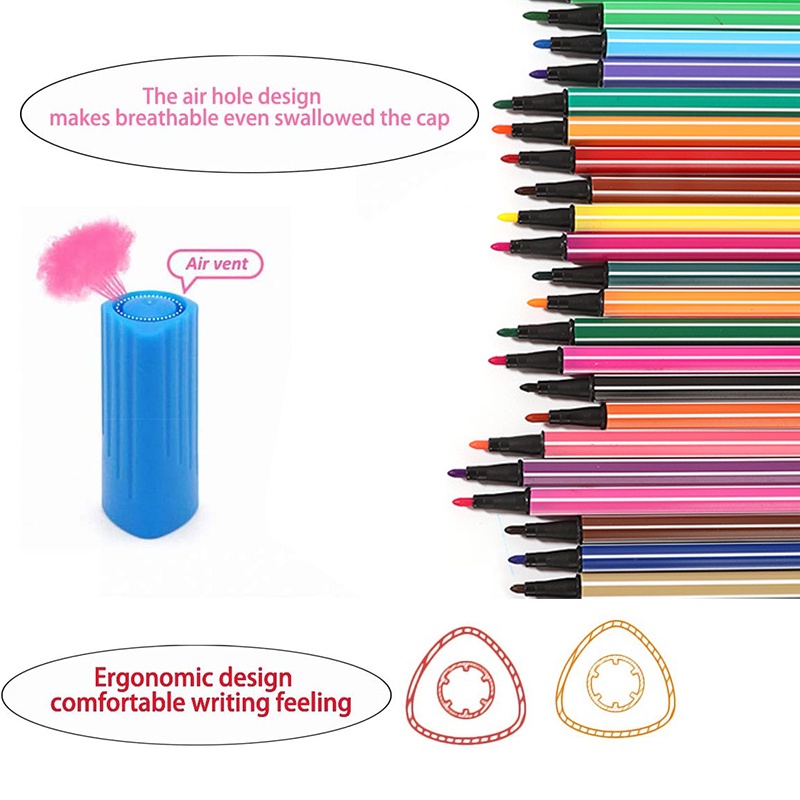 Bộ 12 Bút Lông Màu Nước Vẽ Tranh Nghệ Thuật Có Thể Giặt Được Nhiều Màu Sắc Cho Trẻ Em Và Người Lớn