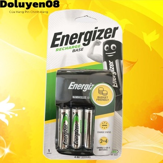 Bộ sạc energizer kèm 4 pin aa 1300mah