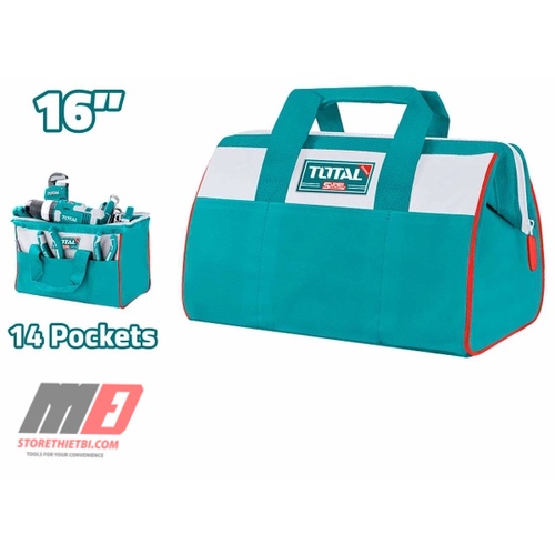 TÚI GIỎ ĐỰNG ĐỒ NGHỀ TOTAL 13 INCH , 16 INCH Total THT261325 - THT261625