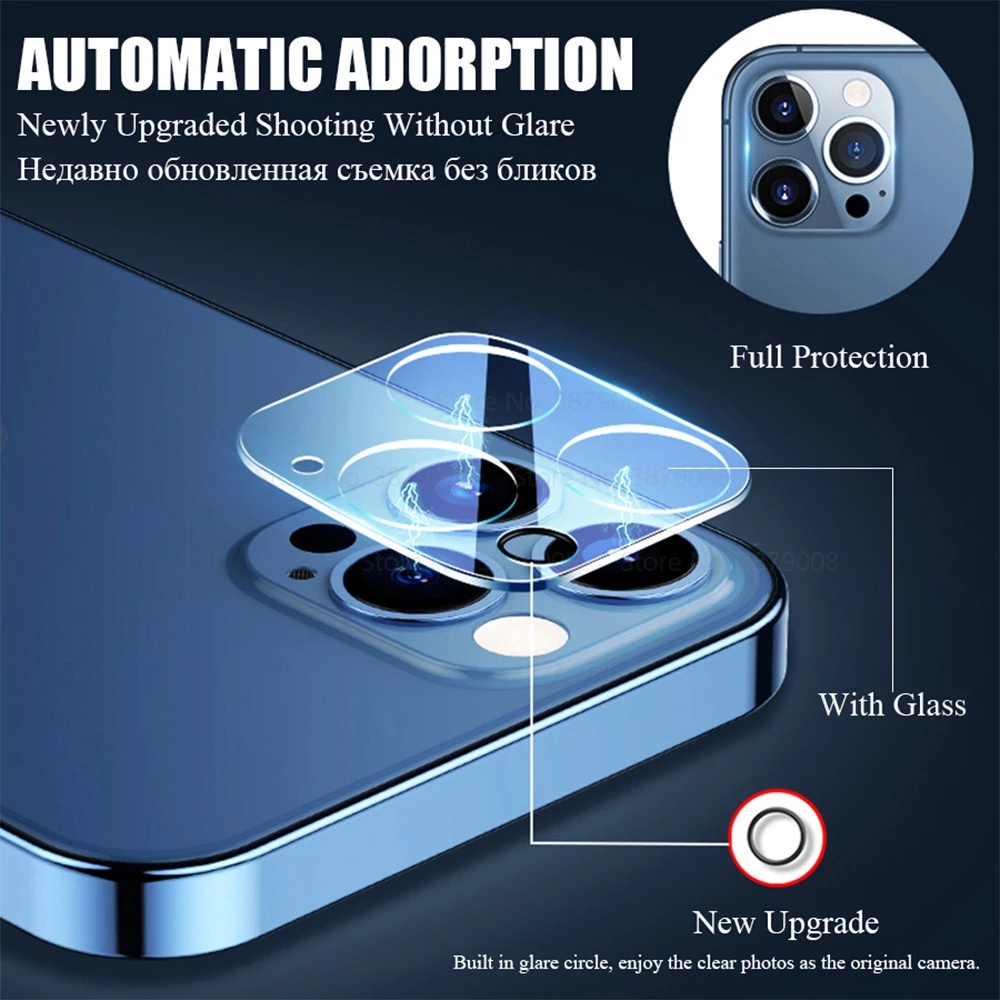 Kính cường lực bảo vệ Camera iphone 14 14 pro max 13 /13 Pro Max/12/12 Pro/12 Pro Max