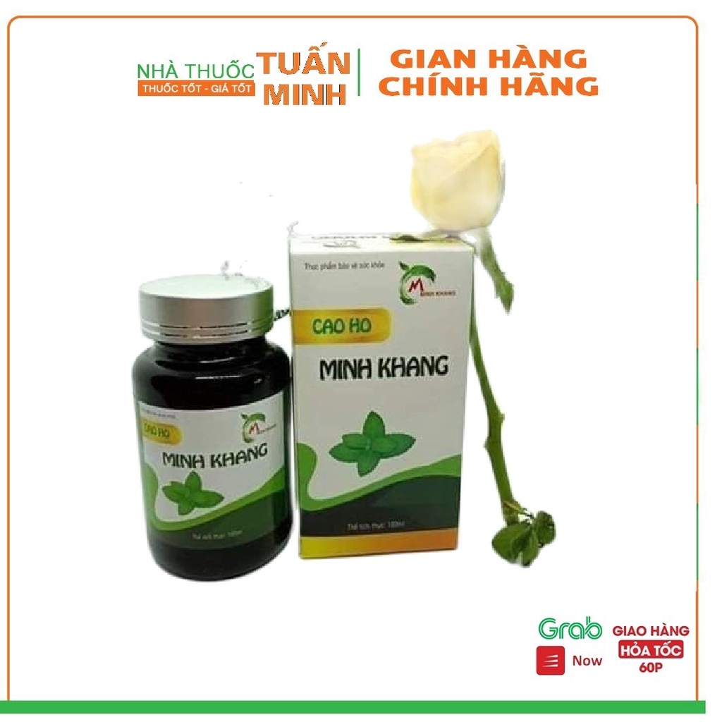 Combo 2 lọ cao ho minh khang phòng ngừa đau họng