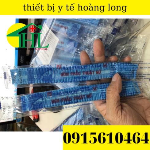 [ Hàng Chính Hãng ] Nón Giấy Y Tế - Nón Con Sâu Bảo Thạch Tiệt Trùng Từng Cái Túi 50 Cái