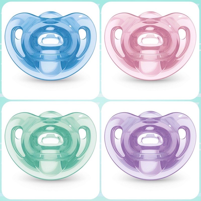 Ty giả đúc liền NUK Sensitve Silicone