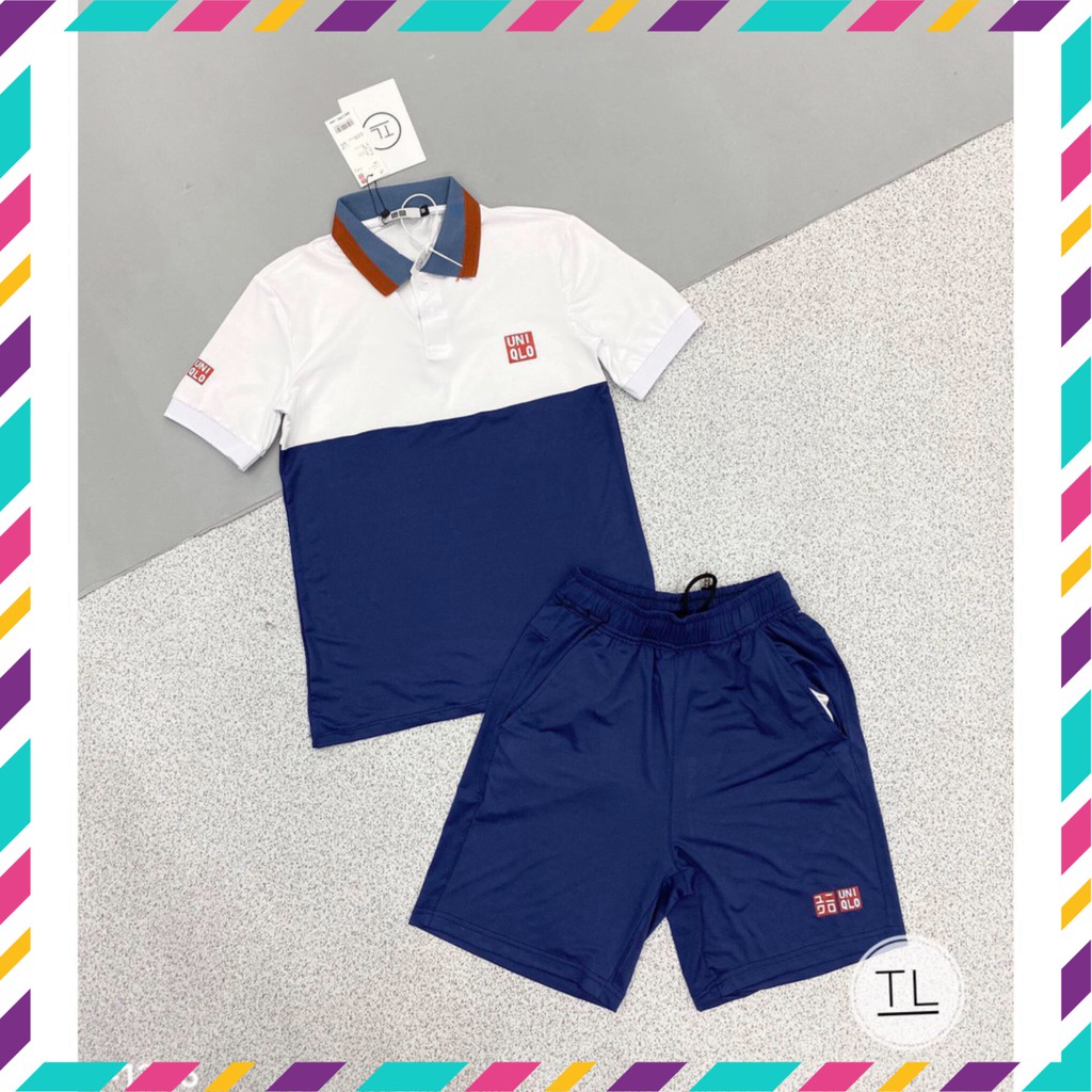 [CAO CẤP ]Bộ Uni.qlo Nam Bộ thể Thao Nam Vải Cá Sấu Co Dãn 4 Chiều | BigBuy360 - bigbuy360.vn