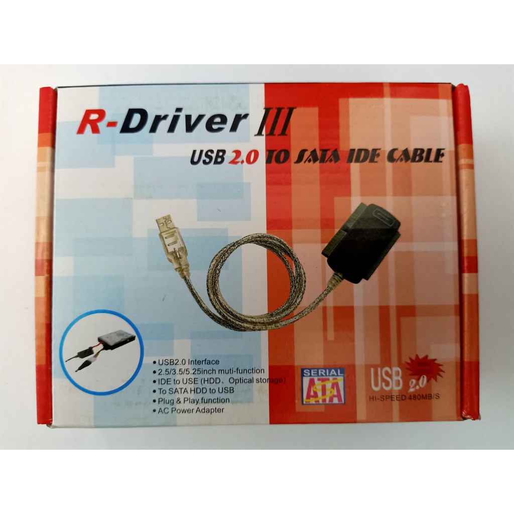 Cáp Chuyển Đổi Usb Sang Ide Sata (r-driver Iii)