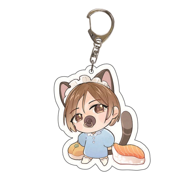 Móc Khóa Nhựa Acrylic Dễ Thương Hình Nhân Vật Anime Yuji Itadori Gojo Satoru