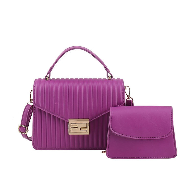 Túi Đeo Vai Một Bên Vai Xếp Ly Đơn Giản Cho Nữ