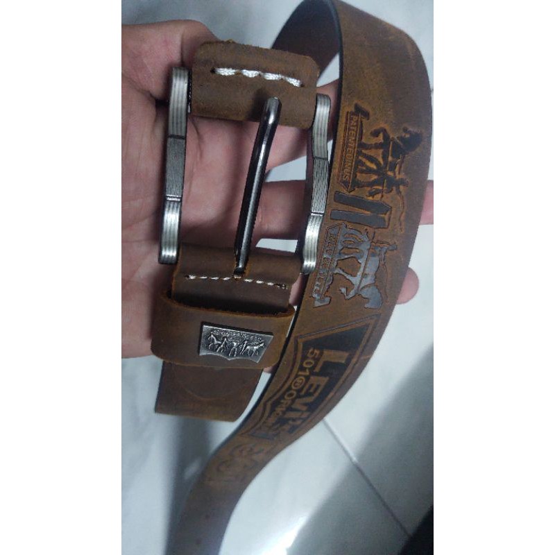 dây nịt da bò sáp