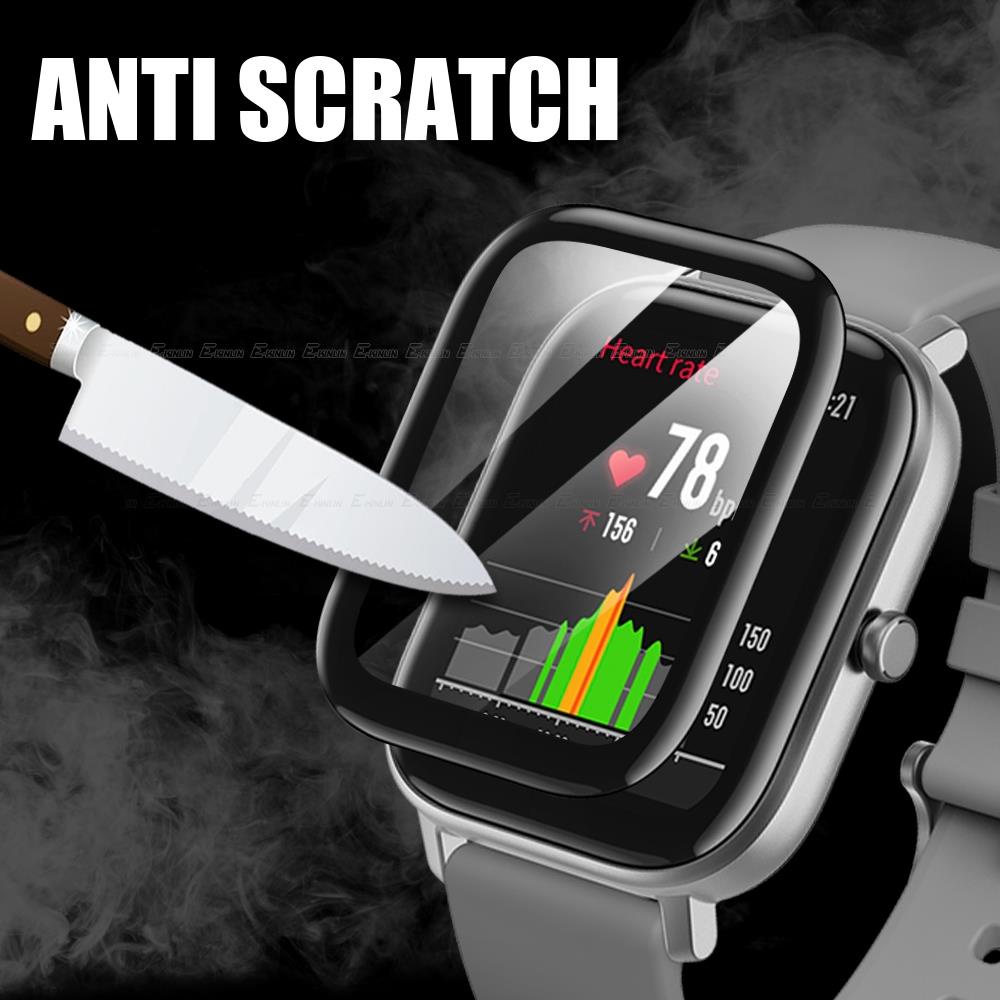 Kính Cường Lực 99D Bảo Vệ Màn Hình Cho Đồng Hồ Thông Minh Amazfit GTR 2e GTS 2 BiP S Lite