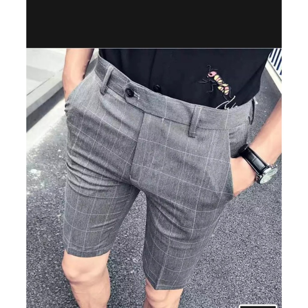 Quần Short Tây CARO Co Giãn Hàn Quốc Fom slim Dáng Chuẩn MEN CR1