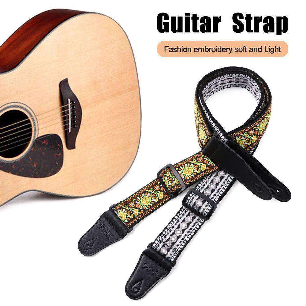 Wttle Dây Đeo Đàn Guitar Nhiều Kiểu Dáng Có Thể Điều Chỉnh Dành Cho Trẻ Em Và Người Lớn