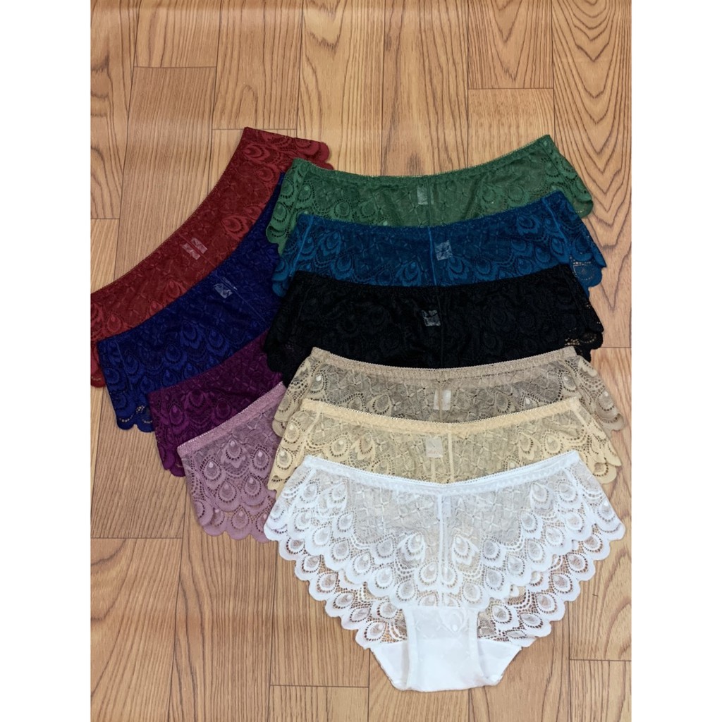 COMBO 5 QUẦN LÓT NỮ REN VẢY CÁ BELLE Q024B