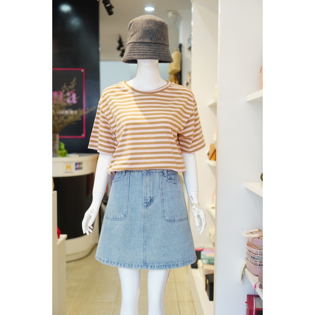 Áo Phông Cotton Sọc Mới 094