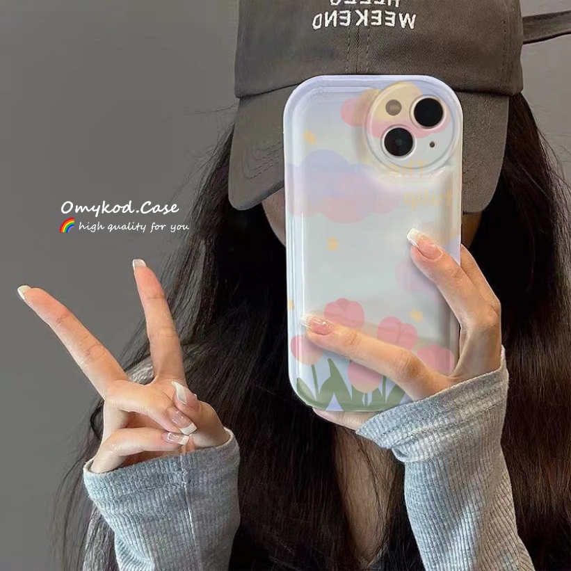 Ốp Điện Thoại Mềm Đệm Khí Hình Hoa Dễ Thương Cho Samsung S21 S20 FE S22 S21 S20 Note 20 Plus M23 M33 M52 M53