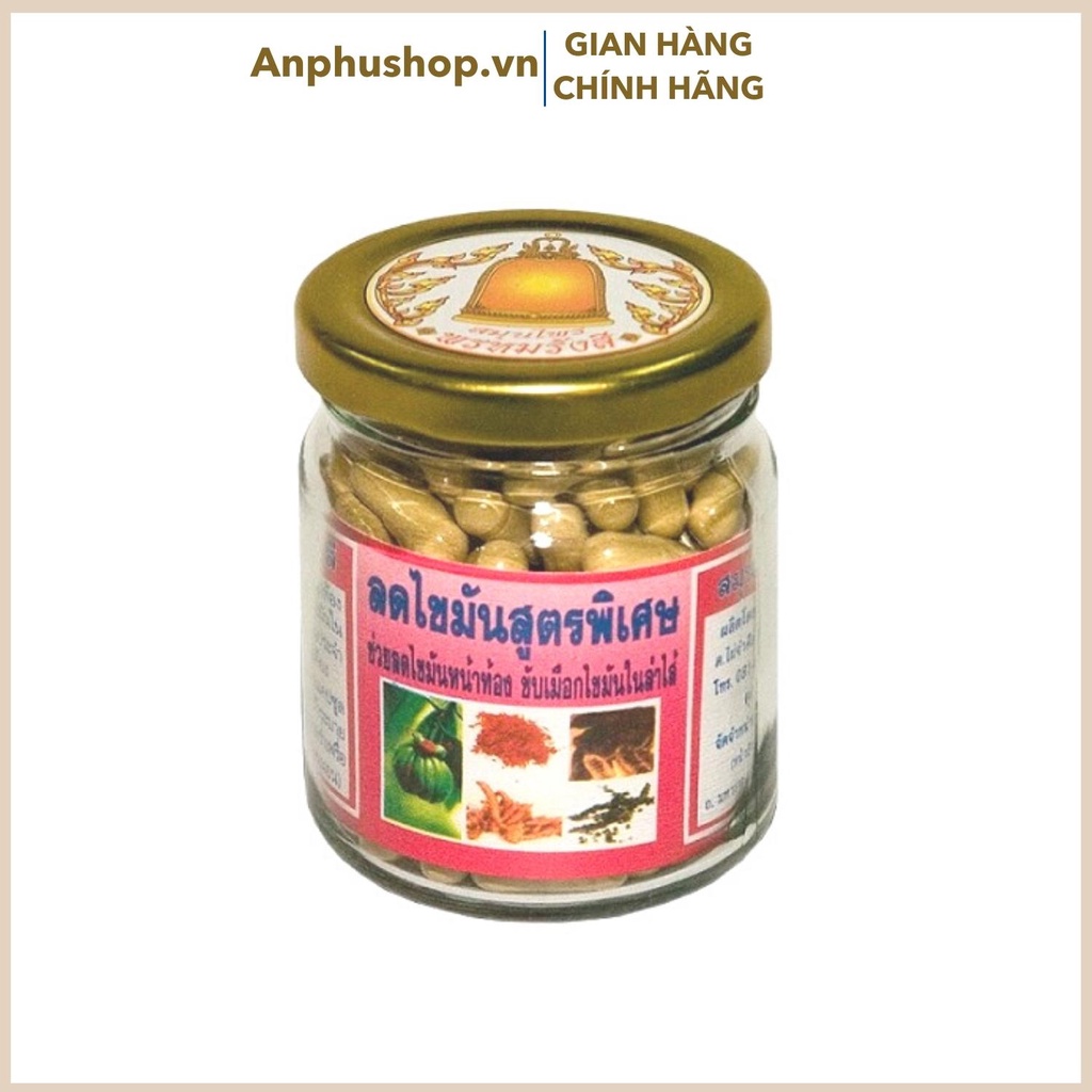 Giảm cân Đông Y, Khử mỡ Thái Lan 150 viên