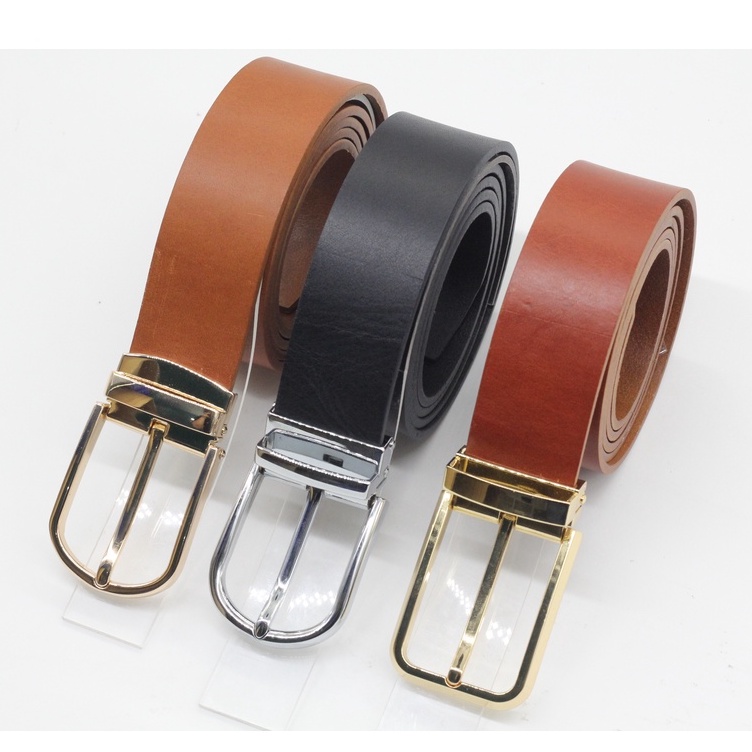 Thắt Lưng Dây Nịt Nam Da Bò Vachetta Nhập Khẩu Cao Cấp Nguyên Tấm Siêu Mềm Kèm Khóa Kim Không Gỉ, BH 12 Tháng