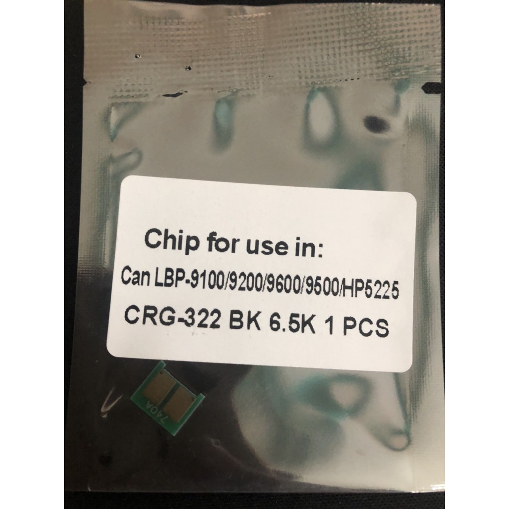 Chip mực mầu đen Canon A3 9100cdn,9200,9500,9600- Hp 5525