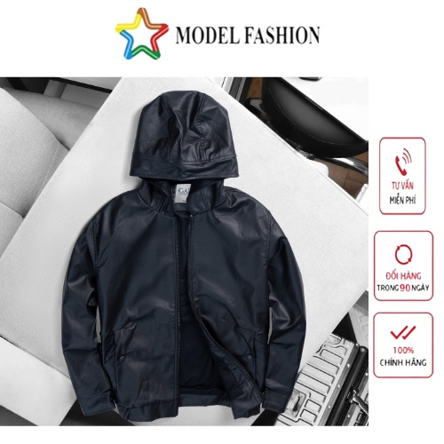 Áo khoác da nam lót nỉ cào cao cấp GABO FASHION AD029
